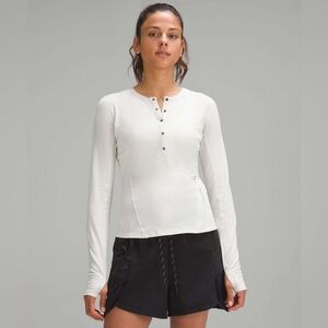 lululemon athletica White Long Sleeve Tee